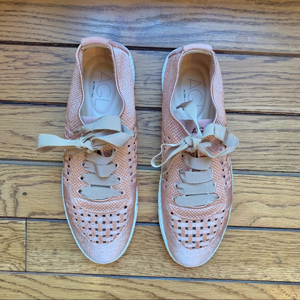 AGL sneakers, pink/coral, size 41.5